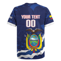 Custom Ecuador 2026 Football Rugby Jersey Come On La Tri Grunge Style