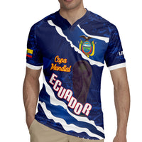Custom Ecuador 2026 Football Rugby Jersey Come On La Tri Grunge Style