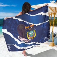 Custom Ecuador 2026 Football Sarong Come On La Tri Grunge Style