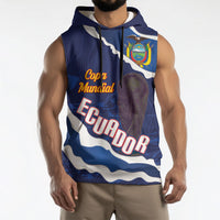 Custom Ecuador 2026 Football Sleeveless Hoodie Come On La Tri Grunge Style