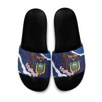 Custom Ecuador 2026 Football Slide Sandals Come On La Tri Grunge Style
