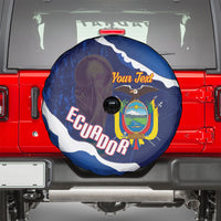 Custom Ecuador 2026 Football Spare Tire Cover Come On La Tri Grunge Style