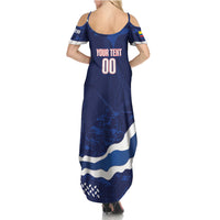 Custom Ecuador 2026 Football Summer Maxi Dress Come On La Tri Grunge Style