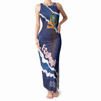 Custom Ecuador 2026 Football Tank Maxi Dress Come On La Tri Grunge Style