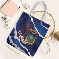 Custom Ecuador 2026 Football Tote Bag Come On La Tri Grunge Style