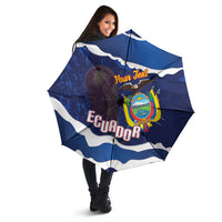 Custom Ecuador 2026 Football Umbrella Come On La Tri Grunge Style