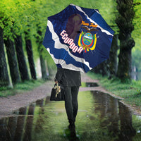 Custom Ecuador 2026 Football Umbrella Come On La Tri Grunge Style