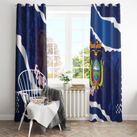 Custom Ecuador 2026 Football Window Curtain Come On La Tri Grunge Style