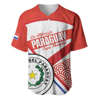 Custom Paraguay 2026 Football Baseball Jersey Come On La Albirroja