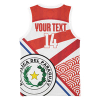 Custom Paraguay 2026 Football Basketball Jersey Come On La Albirroja