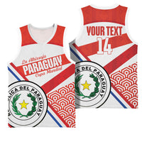Custom Paraguay 2026 Football Basketball Jersey Come On La Albirroja