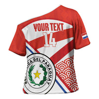 Custom Paraguay 2026 Football Cross Shoulder Shirt Come On La Albirroja