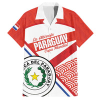 Custom Paraguay 2026 Football Hawaiian Shirt Come On La Albirroja