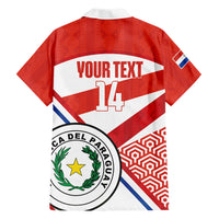 Custom Paraguay 2026 Football Hawaiian Shirt Come On La Albirroja