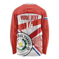 Custom Paraguay 2026 Football Long Sleeve Shirt Come On La Albirroja