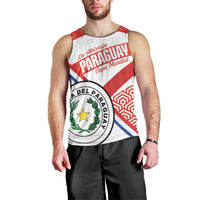 Custom Paraguay 2026 Football Men Tank Top Come On La Albirroja