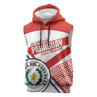 Custom Paraguay 2026 Football Sleeveless Hoodie Come On La Albirroja