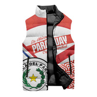 Custom Paraguay 2026 Football Sleeveless Puffer Jacket Come On La Albirroja