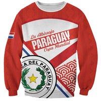 Custom Paraguay 2026 Football Sweatshirt Come On La Albirroja