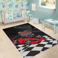 Racing Car 2025 Area Rug GP Circuits Born To Speed - Wonder Print Shop