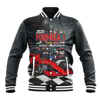 Racing Car 2025 Baseball Jacket GP Circuits Born To Speed - Wonder Print Shop
