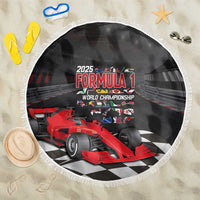 Racing Car 2025 Beach Blanket GP Circuits Born To Speed - Wonder Print Shop