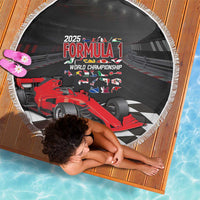 Racing Car 2025 Beach Blanket GP Circuits Born To Speed - Wonder Print Shop