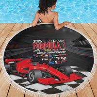 Racing Car 2025 Beach Blanket GP Circuits Born To Speed - Wonder Print Shop