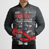 Racing Car 2025 Bomber Puffer Jacket GP Circuits Born To Speed - Wonder Print Shop