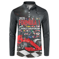 Racing Car 2025 Button Sweatshirt GP Circuits Born To Speed - Wonder Print Shop