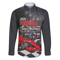 Racing Car 2025 Family Matching Long Sleeve Bodycon Dress and Hawaiian Shirt GP Circuits Born To Speed - Wonder Print Shop