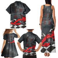 Racing Car 2025 Family Matching Tank Maxi Dress and Hawaiian Shirt GP Circuits Born To Speed - Wonder Print Shop