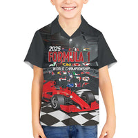 Racing Car 2025 Kid Hawaiian Shirt GP Circuits Born To Speed - Wonder Print Shop