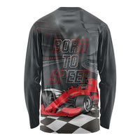 Racing Car 2025 Long Sleeve Shirt GP Circuits Born To Speed - Wonder Print Shop