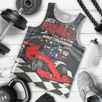 Racing Car 2025 Men Tank Top GP Circuits Born To Speed - Wonder Print Shop