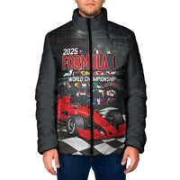 Racing Car 2025 Padded Jacket GP Circuits Born To Speed - Wonder Print Shop