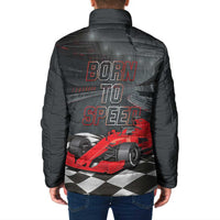 Racing Car 2025 Padded Jacket GP Circuits Born To Speed - Wonder Print Shop
