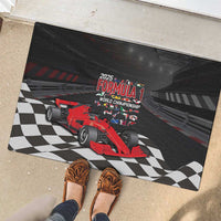 Racing Car 2025 Rubber Doormat GP Circuits Born To Speed - Wonder Print Shop