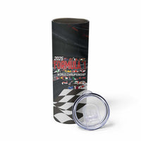 Racing Car 2025 Skinny Tumbler GP Circuits Born To Speed - Wonder Print Shop