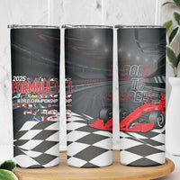 Racing Car 2025 Skinny Tumbler GP Circuits Born To Speed - Wonder Print Shop