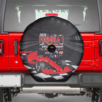 Racing Car 2025 Spare Tire Cover GP Circuits Born To Speed - Wonder Print Shop