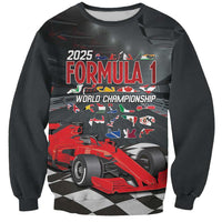 Racing Car 2025 Sweatshirt GP Circuits Born To Speed - Wonder Print Shop