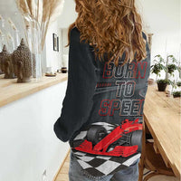 Racing Car 2025 Women Casual Shirt GP Circuits Born To Speed - Wonder Print Shop