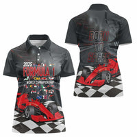 Racing Car 2025 Women Polo Shirt GP Circuits Born To Speed - Wonder Print Shop