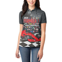 Racing Car 2025 Women Polo Shirt GP Circuits Born To Speed - Wonder Print Shop