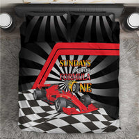 Sundays Are For Formula Racing Bedding Set - Wonder Print Shop