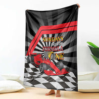 Sundays Are For Formula Racing Blanket - Wonder Print Shop