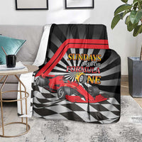 Sundays Are For Formula Racing Blanket - Wonder Print Shop