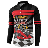 Sundays Are For Formula Racing Button Sweatshirt - Wonder Print Shop