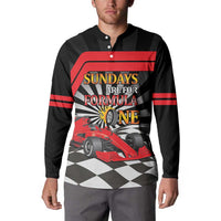 Sundays Are For Formula Racing Button Sweatshirt - Wonder Print Shop